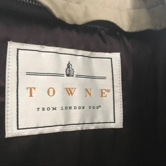 Towne by London Fog Tan Overcoat Coat Size 44L - Picture 4 of 7